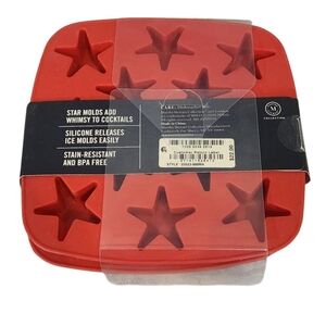 Martha Stewart‎ Star Ice Mold Tray - Red
